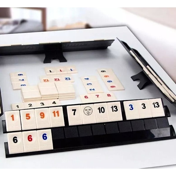 Rummyspel Rummy Brädspel för 2 till 4 spelare med påse