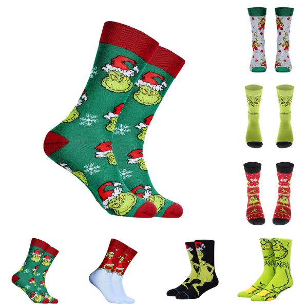 Grinchens strumpor - Kostym för flickor och pojkar - Julgåvor C