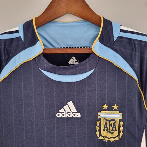 Retro Argentina 2006 BORTA TRÖJA Fotbollströja S