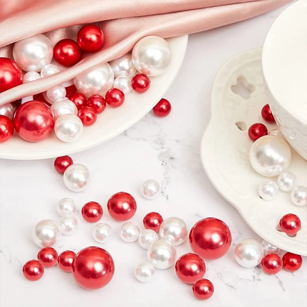 Christmas Pearl String Vas Filler Pearl Beads Flytande ljus 1