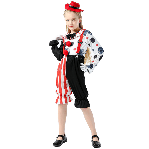 Clownkostym för pojkar och flickor, Clownkonst, Halloween Clownkostymer M