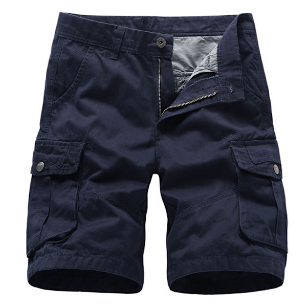 Sommar Herr Casual Solid Färg Lös Cargo khaki 38
