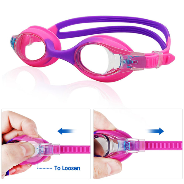 Barn Barn Pojkar Flickor Simglasögon Anti-dimma simglasögon pink purple