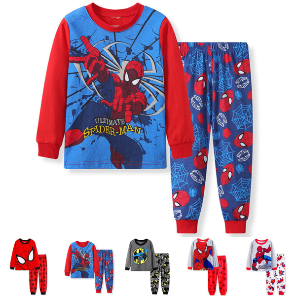 Spider-Man Pyjamas Set Barn långärmade byxor Set Sovkläder grey 130cm