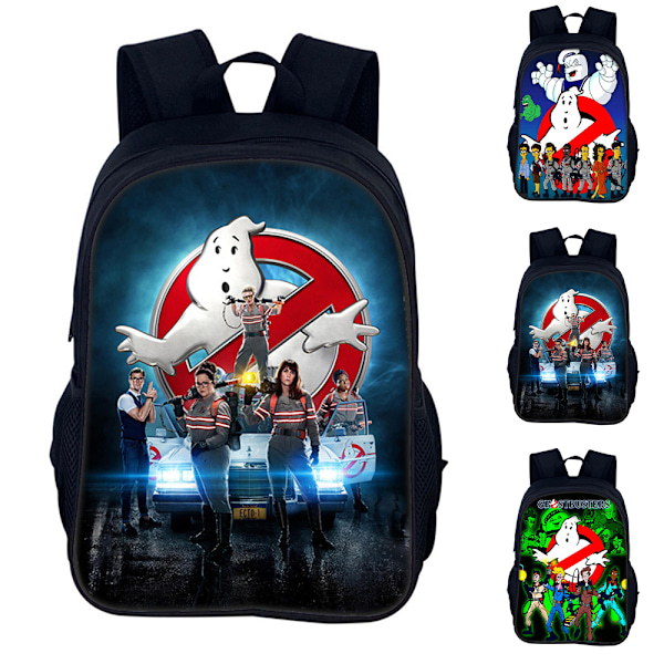Ghostbusters Print Laptop Ryggsäck Män Resväska Skola Väska Ryggsäckar Män Resväska Axelväskor A