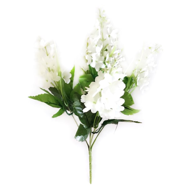 Hem Restaurang Trädgård Falska blommor Konstgjord hyacintbukett White
