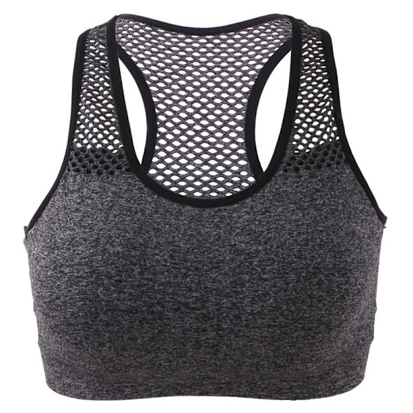 Naisten urheiluliivit, vahva tuki, push-up, langaton treenitoppi Black M