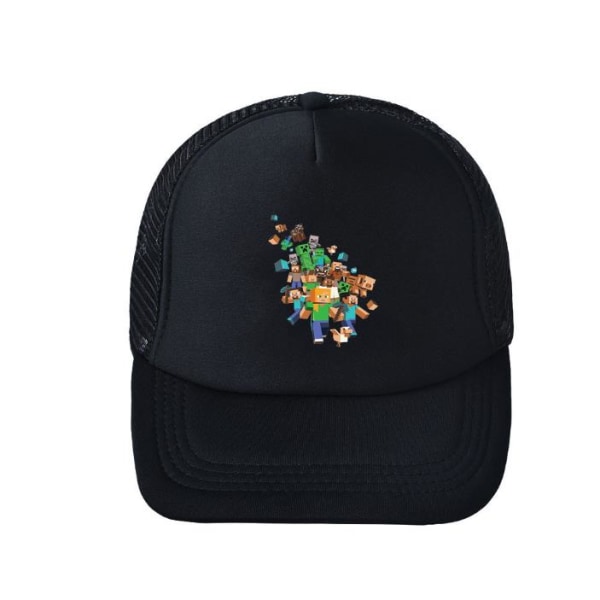 Minecraft Keps för Män Kvinnor Klassisk Justerbar Sport Casual Solskyddsmössa Solhatt Snapback Hat C