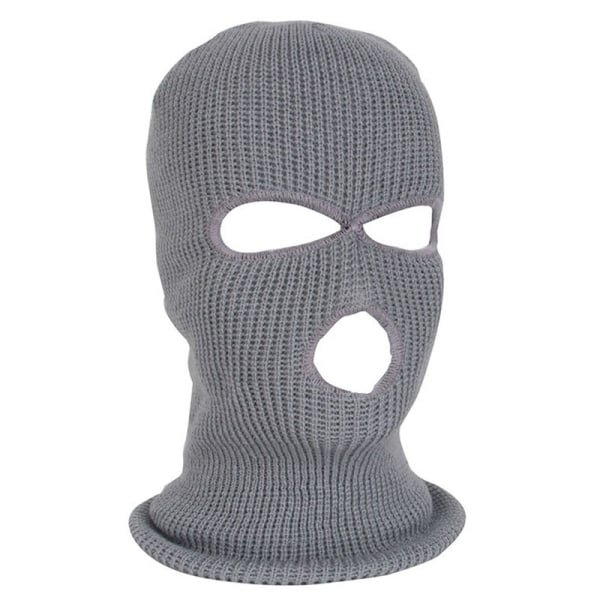 Beanie Hat Hoody Varm Tactical Full Face Ski Cover Cap grey
