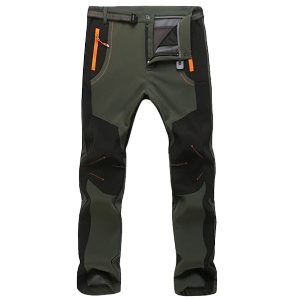 Herr Cargo Pants Pocket Byxor Varm utomhusklättring army green L