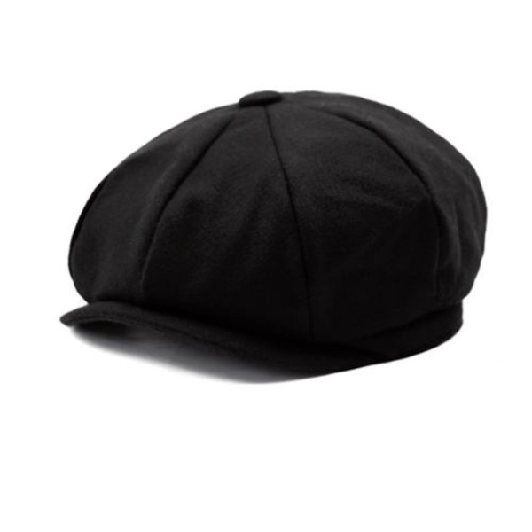Hatt för män, Slipperhatt, Berett, Golfhatt, Cabbie, Flatcap, Vinter black
