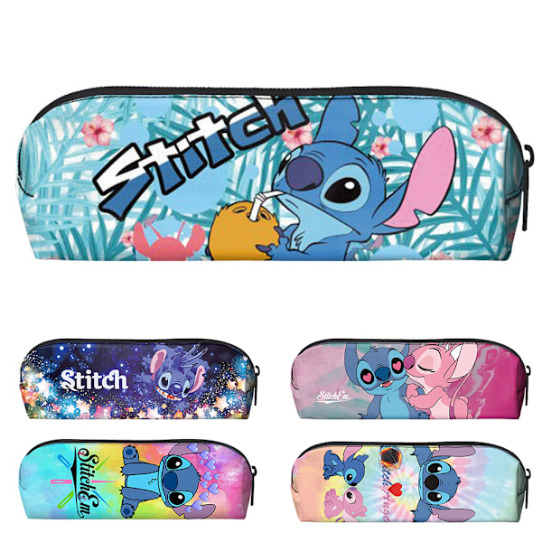 Pennfodral för barn med Lilo & Stitch, present till pojkar och flickor, kontorsmaterial, skolmaterial C
