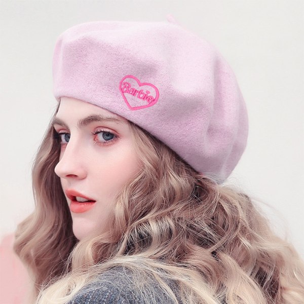 Barbie Film Rosa Hatt Basker Cap för Dam Mode Konst Hatt Vuxna