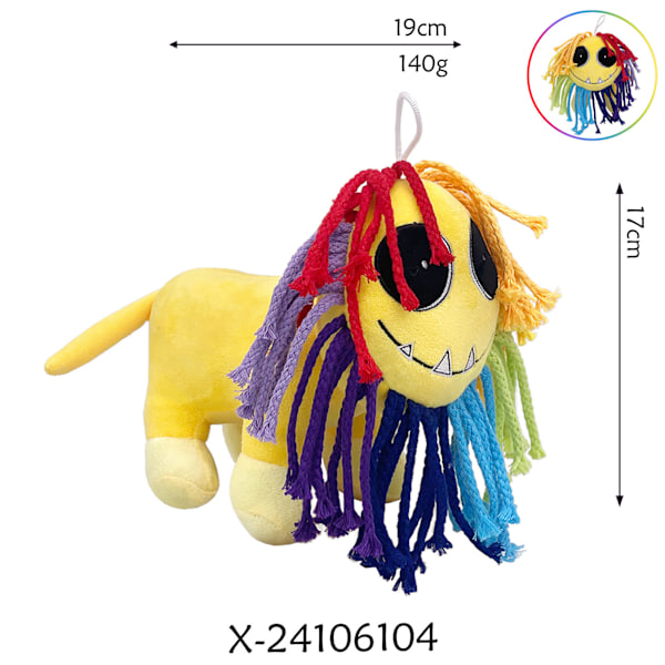 NY Nightmare Critters Plyschdocka Doey Plysch, Monster Game Plyschleksak för Barnpresent D 17x19cm