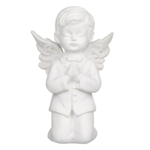 Hantverk bröllop Ber Cherub Resin Angel Staty Bordsdekorationer Little angel boy