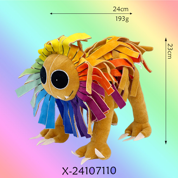 NY Nightmare Critters Plyschdocka Doey Plysch, Monster Game Plyschleksak för Barnpresent B 23x24cm