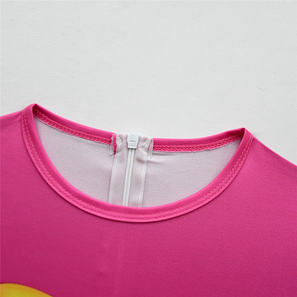 Lasten Superkissa Body Halloween-asu Haalari Naamio Asu rose red 100cm