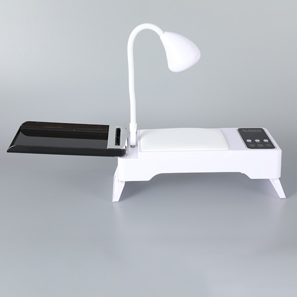 [Rea] Gel LED Nagellampa - 3 Timer Tork - LCD-display - Snabbtorkande Nagelkonstlampa - 72 W Vikbar Handske Kudde Nagellampa, Med 24 LED-lamppärlor