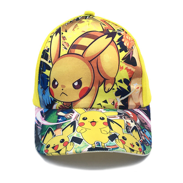 Barnhatt med justerbar keps yellow
