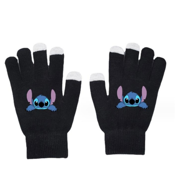 Lilo & Stitch Varma Stickade Vantar med Alla Fingrar för Pekskärm #2