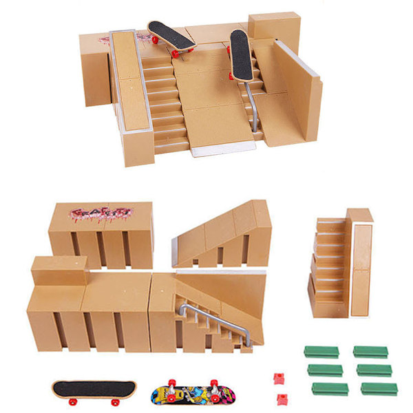 Skatepark Ramp Kit Tech Deck Mini Fingerboard Ultimate Park A
