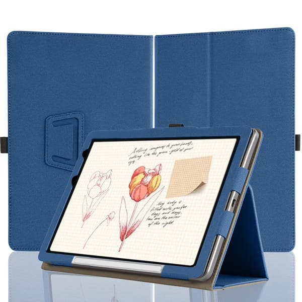 PU-läderfodral för XPPen Magic Note Pad 10,95\", med handrem, stativ, automatisk väckning/viloläge