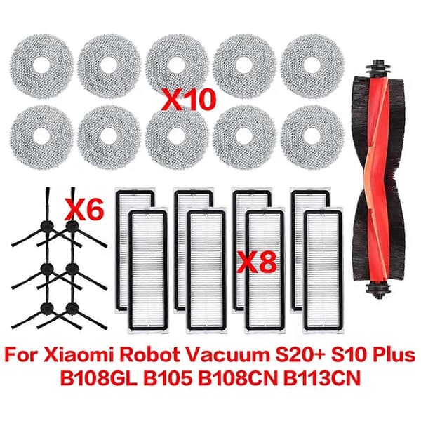 Til Xiaomi Robotstøvsuger S20+ / S10 Plus / B108GL /B105 /B108CN B113CN Reservedele Filter Hoved Side B