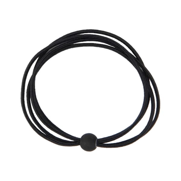 Hårbånd Hårelastik Hårelastikbånd Bærbart Genanvendeligt Elegant Hårtilbehør Black