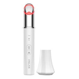 EMS Ögonmassager, Röd & Blå Ljusterapi, Vibration, Värme, Jonofores, Anti-Aging