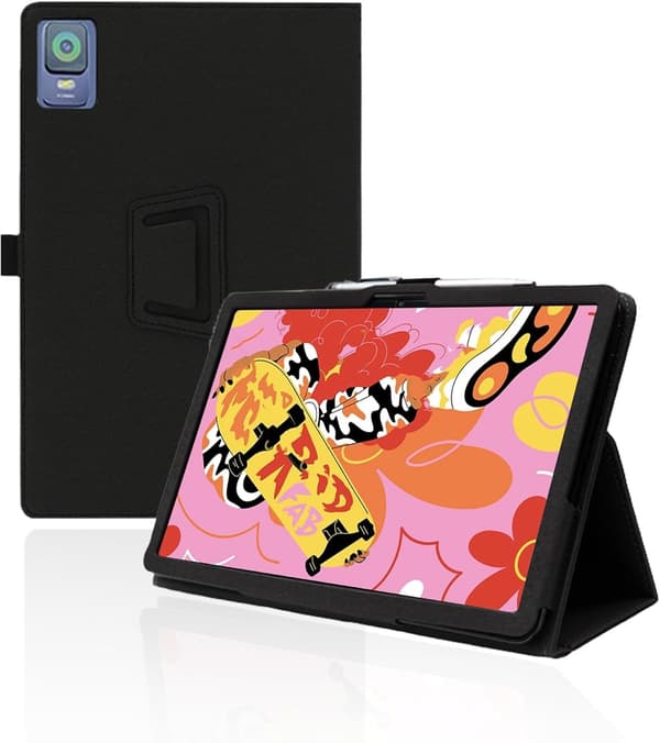Etui til XPPen Magic Drawing Pad 12.2\", PU-læder, foldbart stativ, blyantholder, håndledsrem