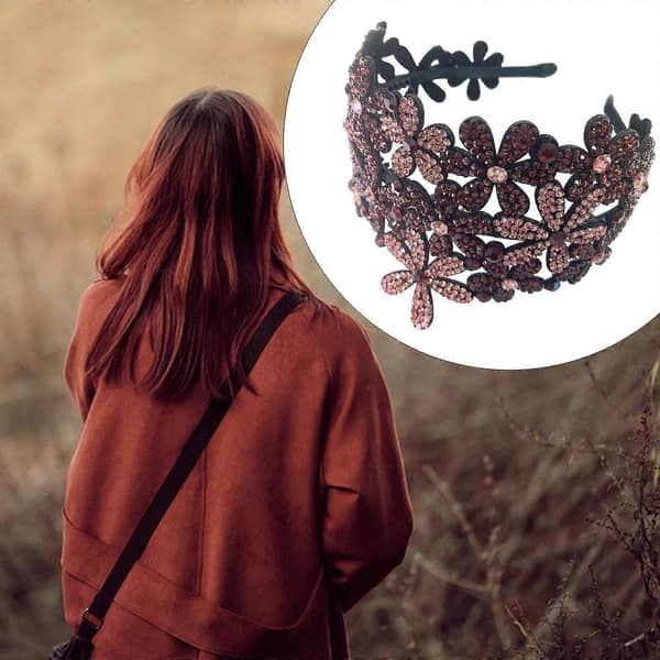 Hodeplagg Tilbehør Glitter Blomst Hårbånd for Fester Gjenforeninger Venner