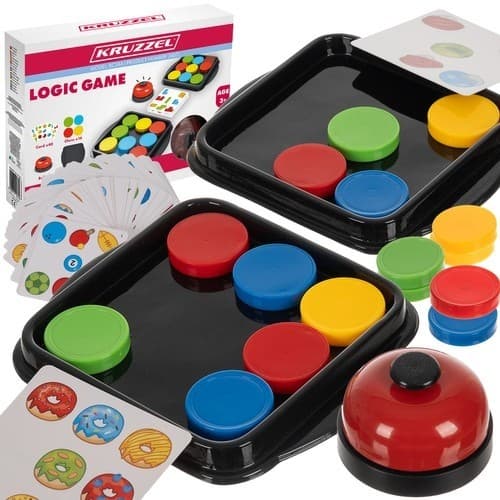 Logikspil til børn, hukommelse og mønstermatchning, pædagogisk brætspil