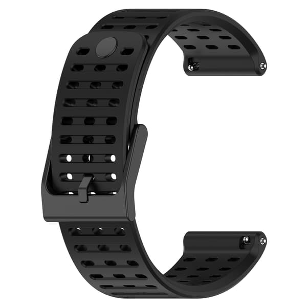 Silikone urrem til Suunto Vertical/9 Peak Pro/9 Peak/5 Peak, sort, 22mm