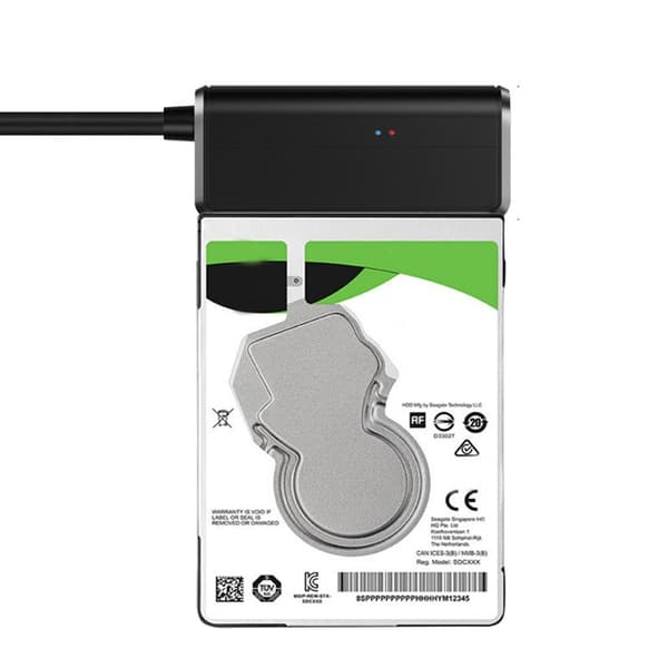 USB 3.0 till SATA-adapter för 2,5/3,5 tums hårddisk, datakabel