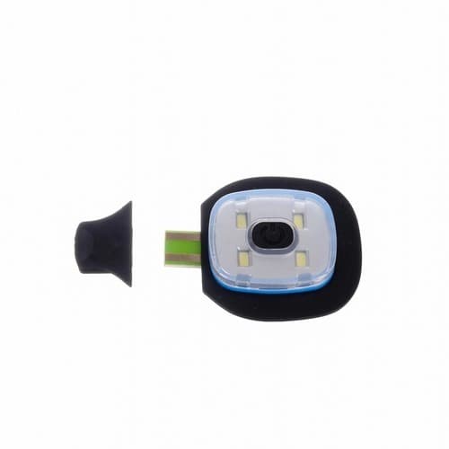 LED Lue med Oppladbart Lys, Unisex, 3 Moduser, USB-Lading, for Løping og Turgåing