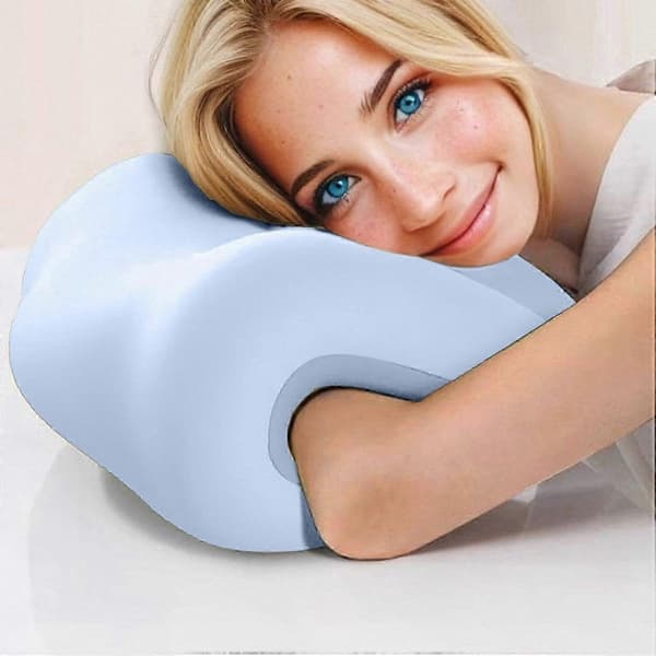 Extra fast kontorsstol nackstöd - Ergonomisk nackstödskudde Blue