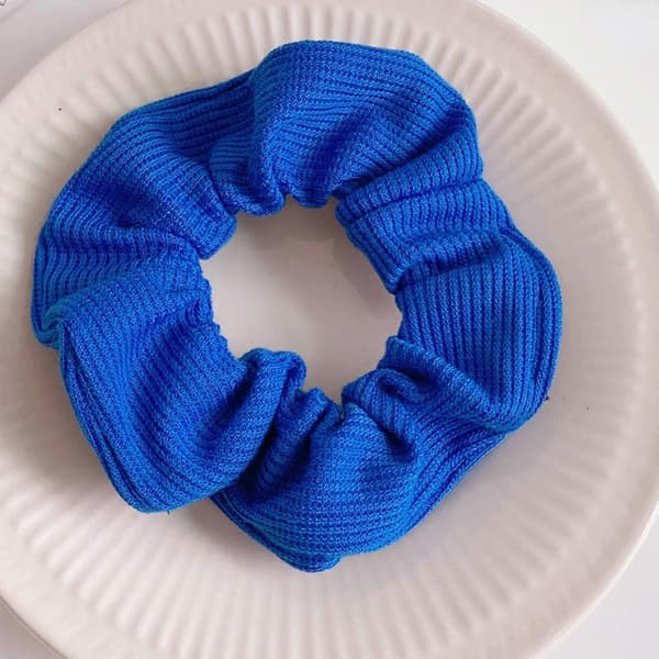 5x Hårbøyle Scrunchies Strikker Koreanske Spenner