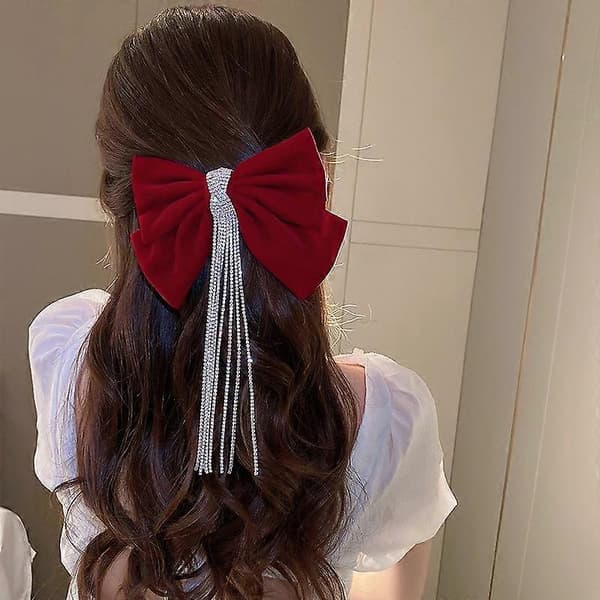 Jubileum 2x Hårspenne med Sløyfe Styling Hodeplagg