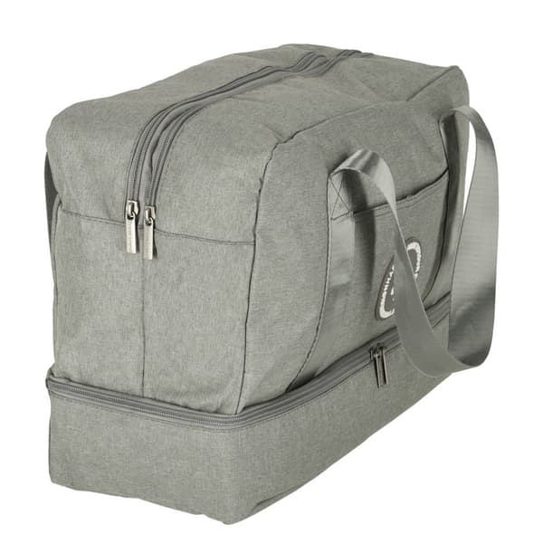 Reisebag, grå, 39x18x30cm, polyester, håndbagasje for Ryanair