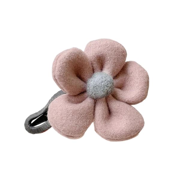 Hårklype med stor blomst for høst og vinter, elegant hodeplagg for sommerdamer og kvinner Pink