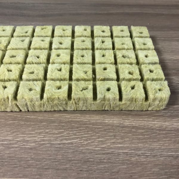 Rockwool-kuber för fröstart, 50-pack, jordfritt hydroponiskt odlingsmedium-40*40