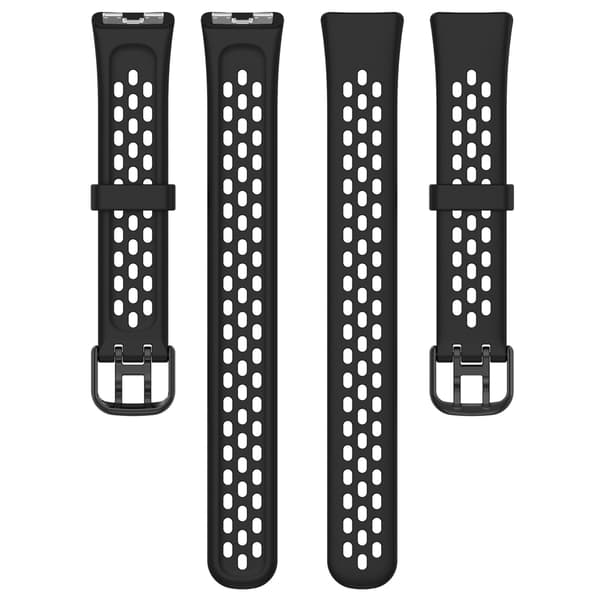 Udskiftningssilikonerem til Huawei Band 8/9, ventileret, sort