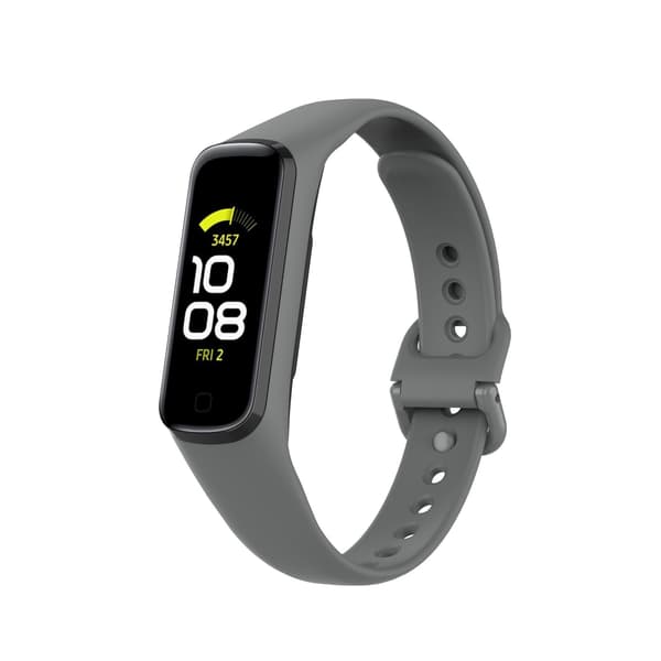 Klockarmband för Samsung Galaxy Fit 2 SM-R220, grå, TPE, justerbart
