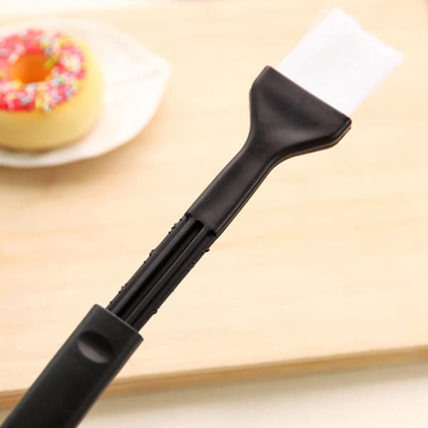 2-pack silikonpensel, värmetålig bakpensel för BBQ, bakning och grillning