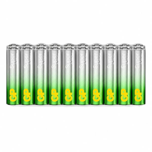 Super Alkaline AAA LR03 Batterier, 20-pak, Langvarig Strøm til Hverdagsenheder