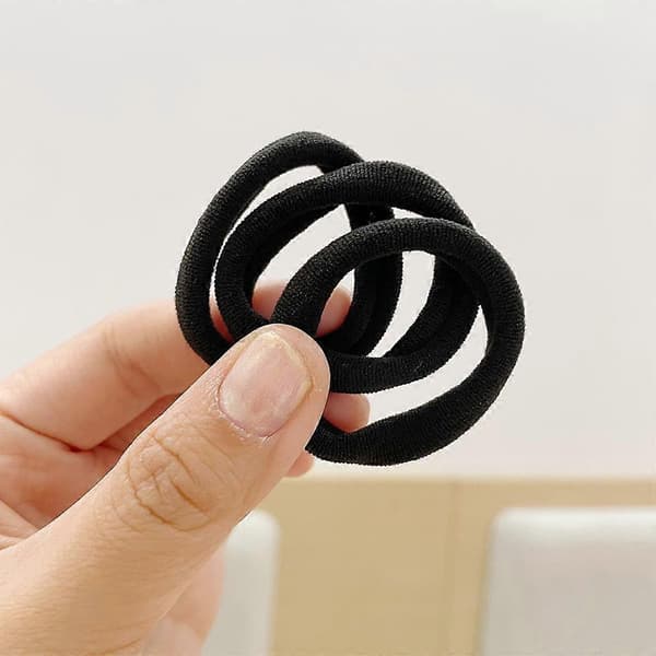50x Assorterede Hårbånd Hestehaleholder Elastiske Stretch Tilbehør Farverige