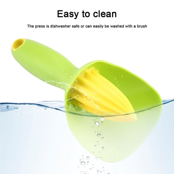 Manuel citronpresser til lime og appelsin, grøn, ergonomisk mini