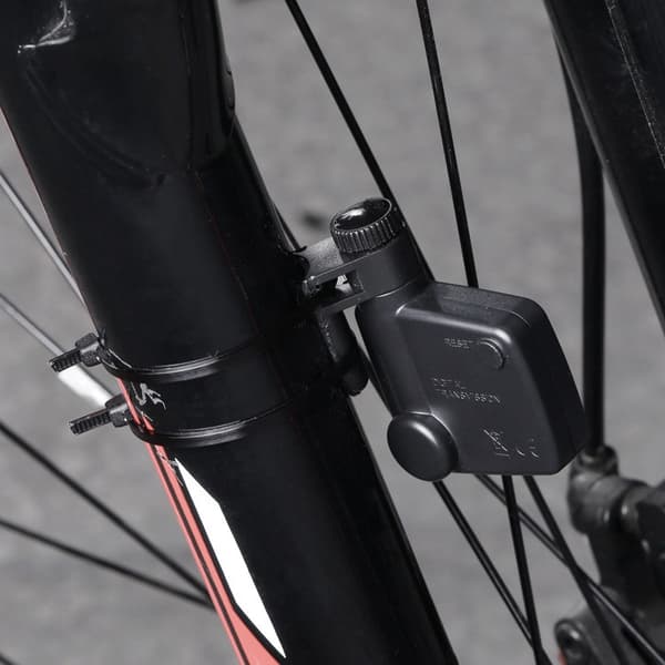 Cykelcomputer med 2,8\" baggrundsbelyst skærm, sort, hastigheds- og afstandsmåler, cykelcomputer
