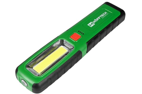 COB LED inspeksjonslys med UV, 3 moduser, magnetisk stativ, ladestasjon, 2000mAh