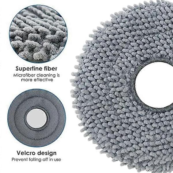 Vakuum moppepuder til Q robotstøvsuger reservedele tilbehør Grey